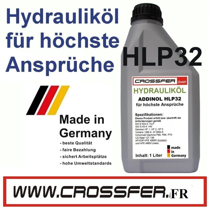 HUILE HLP 32 - 1L - SARL Euro-Crossfer